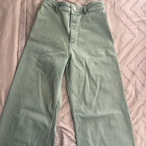 Zara Marine Jeans in green